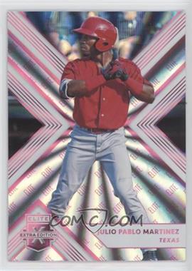 2018 Panini Elite Extra Edition - [Base] - Pink #128 - Julio Pablo Martinez