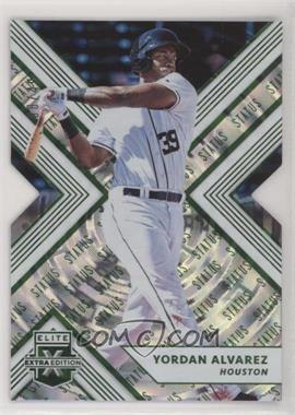 2018 Panini Elite Extra Edition - [Base] - Status Emerald Die-Cut #124 - Yordan Alvarez /49