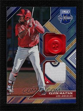 2018 Panini Elite Extra Edition - Dual Materials - Blue #DM-KM - Kevin Maitan /5