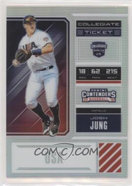 2018 Panini Elite Extra Edition - USA Collegiate Ticket - Holo #USA-JJ - Josh Jung