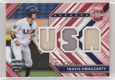 2018 Panini Elite Extra Edition - USA Materials - Red #USAM-TS - Travis Swaggerty /49