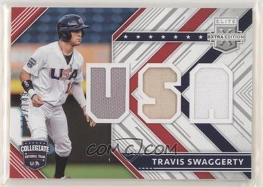 2018 Panini Elite Extra Edition - USA Materials - Silver #USAM-TS - Travis Swaggerty /149