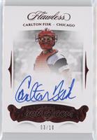 2019 Panini Flawless Update - Carlton Fisk #/10