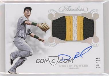 2018 Panini Flawless - Rookie Patch Autographs #RPA-DF - Dustin Fowler /25