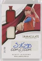 Dual Relic Autograph - Scott Kingery #/99