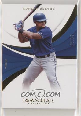 2018 Panini Immaculate Collection - [Base] #54 - Adrian Beltre /99