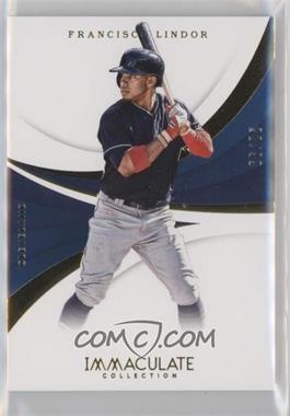 2018 Panini Immaculate Collection - [Base] #64 - Francisco Lindor /99