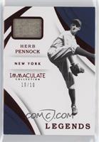 Herb Pennock #/10