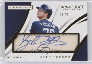 2018 Panini Immaculate Collection - Immaculate Parchment Signatures #PS-KT - Kyle Tucker /99