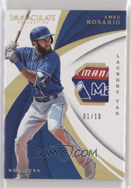 2018 Panini Immaculate Collection - Immaculate Swatches - Laundry Tags #IS-AM - Amed Rosario /10