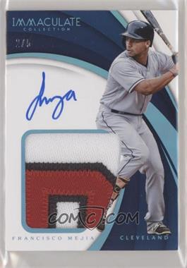 2018 Panini Immaculate Collection - Rookie Premium Patch Autographs - Blue #RPP-FM - Francisco Mejia /5