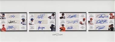 2018 Panini National Treasures - 12 Signature Booklets #12-ROOK - Alex Verdugo, Amed Rosario, Brian Anderson, Clint Frazier, Erick Fedde, Francisco Mejia, Jack Flaherty, Ozzie Albies, Rafael Devers, Rhys Hoskins, Thyago Vieira, Victor Robles /25