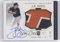 Rookie Materials Signatures - J.D. Davis #/49