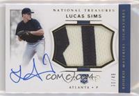 Rookie Materials Signatures - Lucas Sims #/49