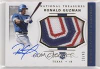 Rookie Materials Signatures - Ronald Guzman #/49