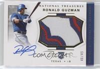 Rookie Materials Signatures - Ronald Guzman #/49