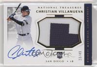 Rookie Materials Signatures - Christian Villanueva #/49