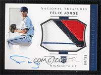 Rookie Materials Signatures - Felix Jorge #/99