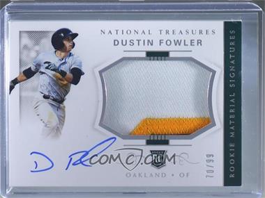 2018 Panini National Treasures - [Base] #33 - Rookie Materials Signatures - Dustin Fowler /99