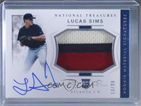 Rookie Materials Signatures - Lucas Sims #/99