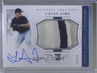 Rookie Materials Signatures - Lucas Sims #/99