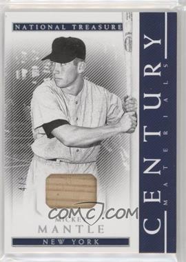 2018 Panini National Treasures - Century Materials - Holo Silver #CE-MM - Mickey Mantle /8