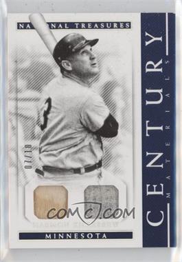 2018 Panini National Treasures - Century Materials Duals - Holo Silver #CM-HK - Harmon Killebrew /10