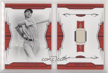 2018 Panini National Treasures - Legends Materials Booklets #LMB-TW - Ted Williams /49