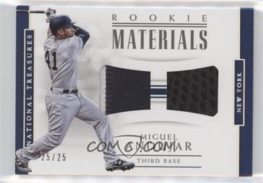 2018 Panini National Treasures - Rookie Materials - Dual Holo Silver #RM-MA - Miguel Andujar /25