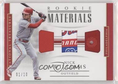 2018 Panini National Treasures - Rookie Materials - Triple Holo Gold #RM-NW - Nick Williams /10