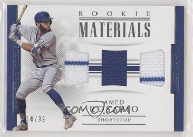 2018 Panini National Treasures - Rookie Materials - Triple #RM-AR - Amed Rosario /99