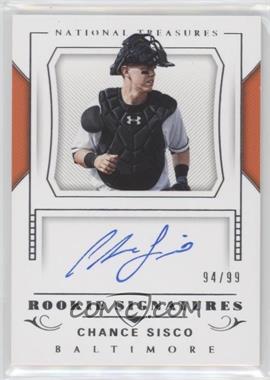 2018 Panini National Treasures - Rookie Signatures #RS-CS - Chance Sisco /99