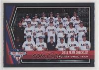 Team Checklist - USA Baseball 18U National Team