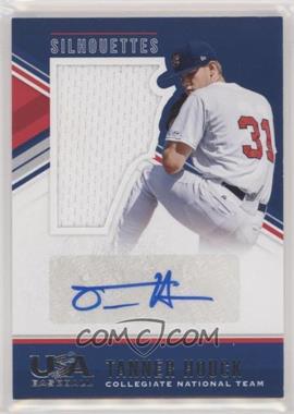 2018 Panini USA Baseball Stars & Stripes - USA Silhouettes Signatures - Jerseys Blue Ink #160 - Tanner Houck /199