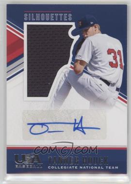 2018 Panini USA Baseball Stars & Stripes - USA Silhouettes Signatures - Jerseys Blue Ink #160 - Tanner Houck /199