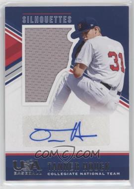 2018 Panini USA Baseball Stars & Stripes - USA Silhouettes Signatures - Jerseys Blue Ink #160 - Tanner Houck /199