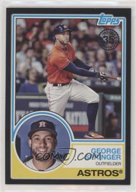 2018 Topps - 1983 Topps Design - Black #83-80 - George Springer /299