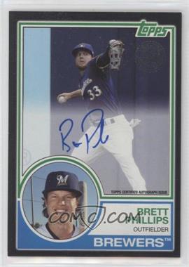 2018 Topps - 1983 Topps Design Autographs - Black #83A-BPH - Brett Phillips /99