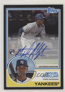 2018 Topps - 1983 Topps Design Autographs - Black #83A-MA - Miguel Andujar /99