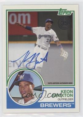 2018 Topps - 1983 Topps Design Autographs #83A-KBO - Keon Broxton