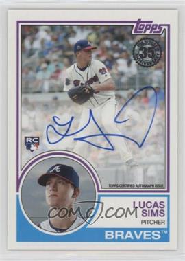 2018 Topps - 1983 Topps Design Autographs #83A-LS.2 - Lucas Sims [Noted]