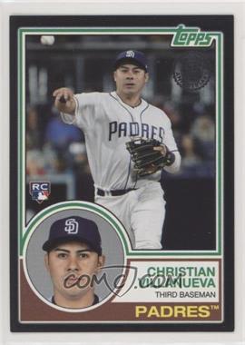 2018 Topps - 1983 Topps Design Rookies - Black #83-23 - Christian Villanueva /299