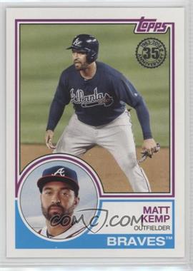 2018 Topps - 1983 Topps Design #83-38 - Matt Kemp