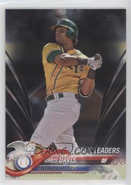 2018 Topps - [Base] - Black #218 - League Leaders - Khris Davis /67