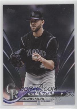 2018 Topps - [Base] - Black #668 - Tyler Anderson /67