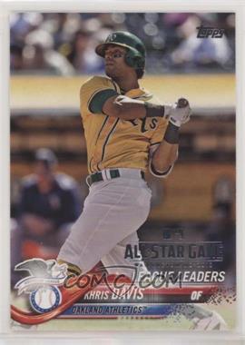 2018 Topps - [Base] - Factory Set All-Star Game #218 - League Leaders - Khris Davis