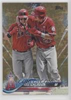 Kole Calhoun (Pictured with Mike Trout) #/2,018