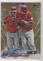 Kole Calhoun (Pictured with Mike Trout) #/2,018