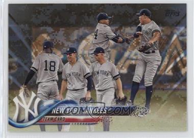 2018 Topps - [Base] - Memorial Day Camo #286 - New York Yankees /25