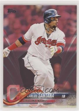 2018 Topps - [Base] - Mother's Day Pink #40 - Carlos Santana /50